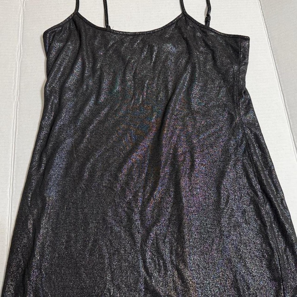 Honey Punch black metallic tank